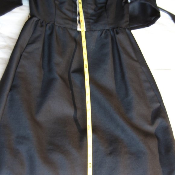 Holidays coming! VINTAGE Tuxedo Dress Size 6 - Picture 6 of 11